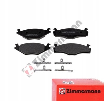 КОЛОДКИ ДИСКОВЫЕ ТОРМОЗНОЕ ZIMMERMANN : VW POLO 1.0 1.3 1.4 