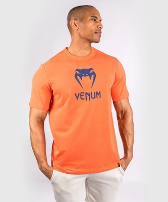 Venum T-shirt Classic Pomarańczowo/Niebieski L