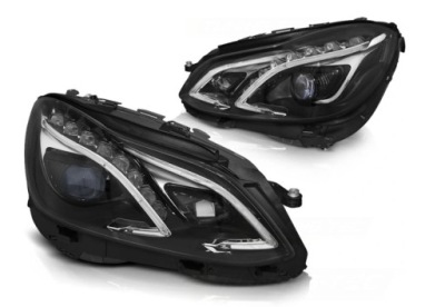 Фонари mercedes w212 13-16 черный drl full led рестайлинг фото №1