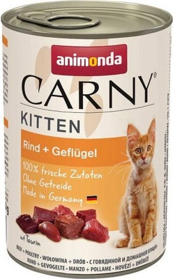 ANIMONDA CARNY PUSZKA KITTEN WOŁOWINA/DRÓB 400 g