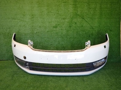 Skoda rapid 12-16 бампер передній перед фото №1