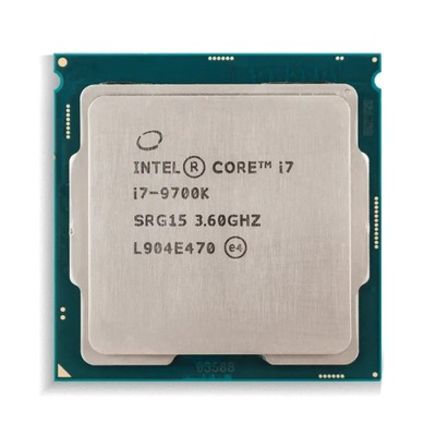 Procesor I7-9700k 3,6 GHz 8 Rdzeni 14 Nm LGA1151