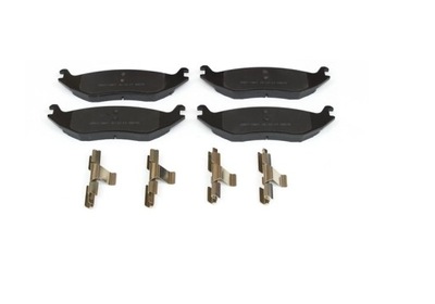 Dodge ram 1500 2002-2018 гальмівні колодки гальмівні задні + пластини bbtech фото №1