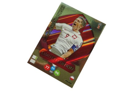 PANINI FIFA WORLD CUP RUSSIA 2018 KARTY PIŁKARSKIE LIMITED LEWANDOWSKI