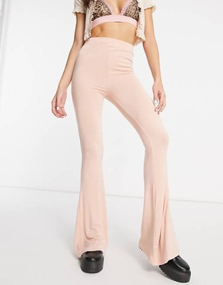 MISSGUIDED SPODNIE RÓŻOWE Z WISKOZY 34 1DCG