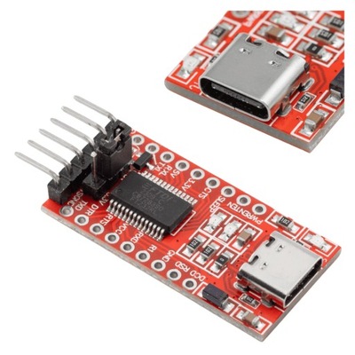 Konwerter USB UART RS232 FT232RL 5V 3,3V USB-C TTL FTDI Do Arduino