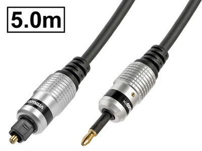 Kabel S/PDIF TOSLINK-miniTOSLINK HQ VITALCO 5m