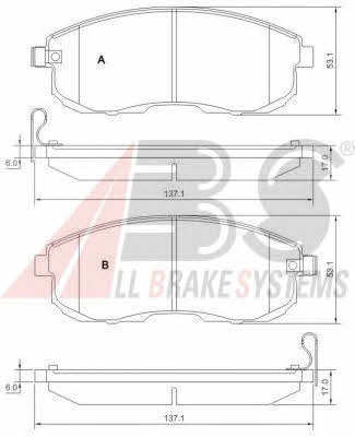 ZAPATAS DE FRENADO ABS 37648  