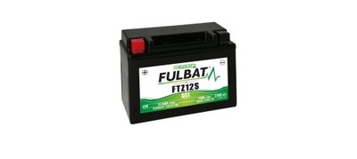 BATERÍA ZELOWY FULBAT YTZ12S 12V 11AH 210A BEZOBSLUGOWY FTZ12S MOTOCICLETA  