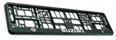 CUADRO PARA TABLICE REJESTRACYJNA 3D SUZUKI 2 PIEZAS  