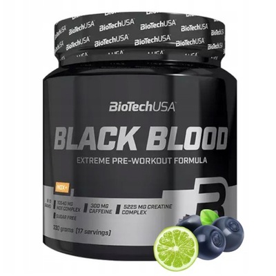 BIOTECH USA BLACK BLOOD NOX+ 330g PRZEDTRENINGÓWKA MOC ENERGIA WYTRZYMAŁOŚĆ