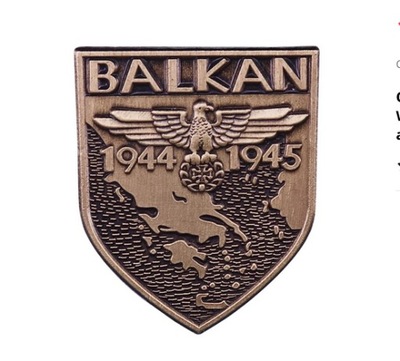 Odznaka BALKAN 1944-1945