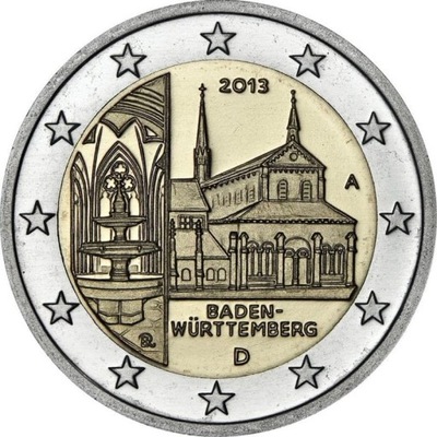 2 euro Niemcy Badenia - Wirtembergia 2013