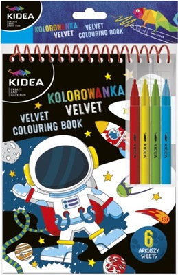 Kolorowanka Velvet C Kosmos KIDEA