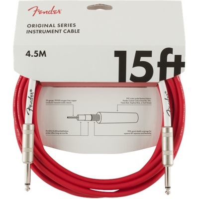 Kabel J-J 4,5m Fender Original Series Fiesta Red