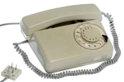 Telefon TULIPAN z 1988 r. antyk PRL - sprawny
