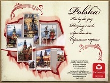 Karty do gry Polska Akwarele talia 55 listków