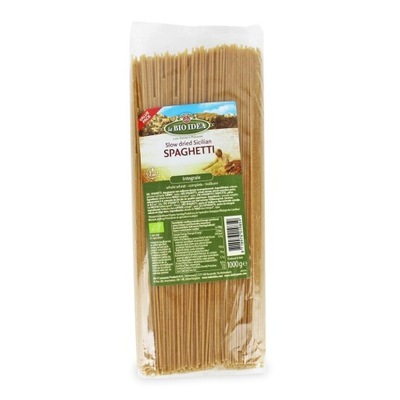 MAKARON (SEMOLINOWY PEŁNOZIARNISTY) SPAGHETTI BIO 1 kg - LA BIO IDEA