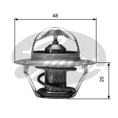 GATES TH00388G1 TERMOSTAT, MATERIAL DE REFRIGERACIÓN  