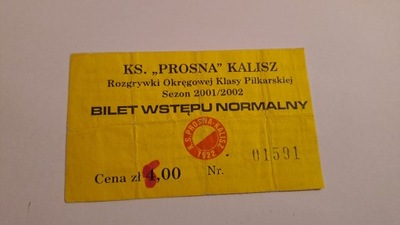 PROSNA KALISZ 2001/2002