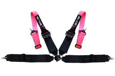 РЕМНИ СПОРТИВНЫЕ ШЕЛКОВЫЕ QUICK 4P 2''+3'' PINK-BLACK