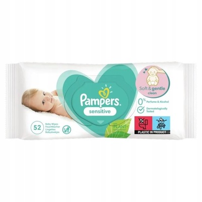 Pampers Chusteczki Sensitive 52szt