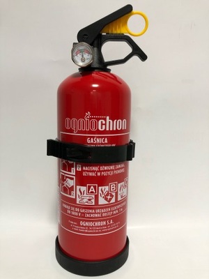 EXTINGUIDOR DE POLVO ABC 1KG CON MANOMETREM PERCHERO 2024  