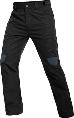Męskie spodnie trekkingowe cargo Czarne roz. XL