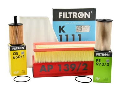 FILTRON SET FILTERS AUDI A3 8P 1.9 2.0 TDI  
