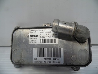 Mercedes-benz оригінальний номер 6511800865 радіатор оливи фото №1