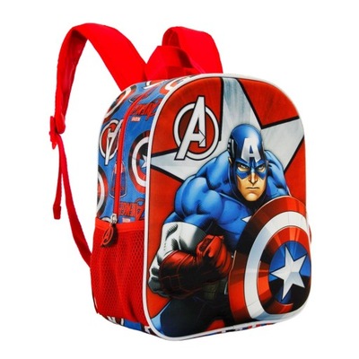 Plecak plecaczek przedszkolny 3D Capitan Ameryka