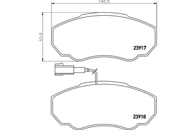 КОЛОДКИ ТОРМОЗНЫЕ MINTEX 77364862 E172133 425242 42