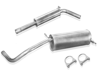 Vw polo 4 9n 1.4 бензин - глушители + хомуты фото №1