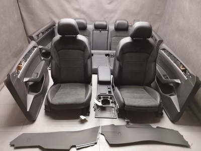 Vw arteon r сиденья обшивки alcantara карбон фото №1