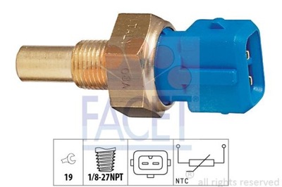 FACET 7.3156 SENSOR TEMPERATURA DE LÍQUIDO CHLODZACEG  