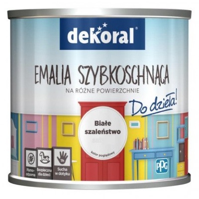 DEKORAL AKRYLUX PLUS BIAŁE SZALEŃSTWO 0,9L