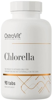 Chlorella Algi tabletki 1000mg OstroVit 90szt 45 porcji Chlorofil