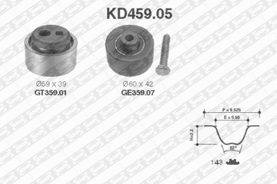 COMPUESTO ENGRANAJE DE DISTRIBUCIÓN SNR KD459.05 KD45905  