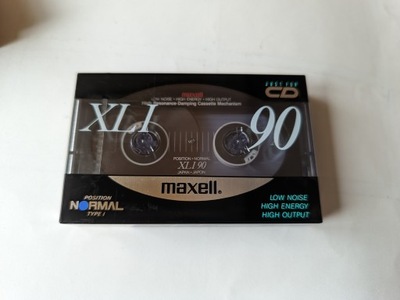 Maxell XLI 90 1990r. NOWA 1szt.