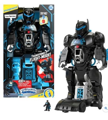 Imaginext DC Super Friends Bat-Bot, zabawka Batman (transformująca się)