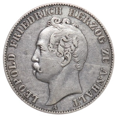 1 Talar - Leopold Fryderyk - Anhalt Dessau -1858 A