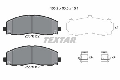 ZAPATAS DE FRENADO CHRYSLER P. GRAND VOYAGER 12-  