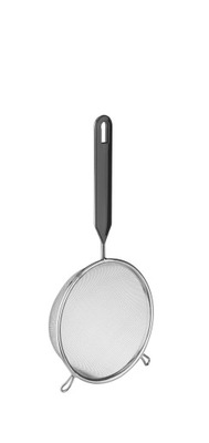 Sitko nierdzewne z rączką 10 cm PRACTICO antracyt