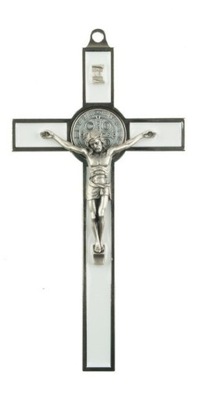 KRZYŻ BENEDYKTYŃSKI. Krzyż Św. Benedykta. Wiszący. 20 cm.