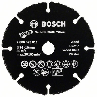 BOSCH TARCZA tnąca Carbide Multi Wheel 76 mm/10mm