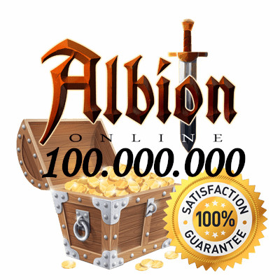 ALBION ONLINE SREBRO SILVER COINS 100KK 100 MLN