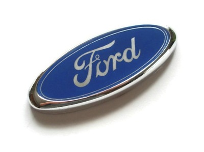 EMBLEMA LOGOTIPO INSIGNIA FORD ESCORT FIESTA 90X36 PARTE TRASERA  