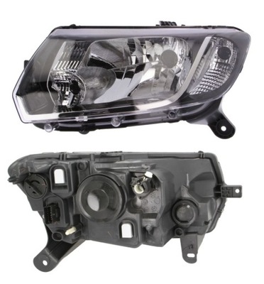 Лампа dacia sandero i 10.12- фара лівий фото №1