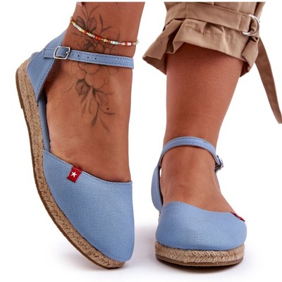 ESPADRYLE DAMSKIE BIG STAR FF274532 NIEBIESKIE 36