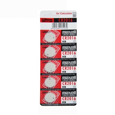 BATERIA MAXELL CR2016 LITOWA 3V 5szt.